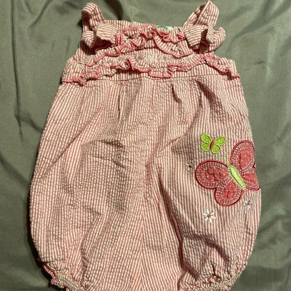 Little Me 6M Pink Butterfly Jumper